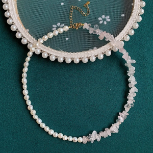 Freshwater Pearl & Stone Necklace – A Signature Urban Gear Creation