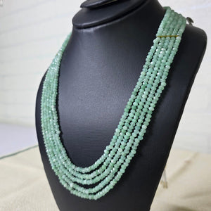 green aventurine multi layer necklace