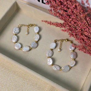 Handcrafted luxury pearl bracelet for women