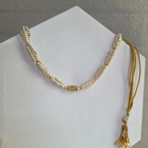 Luxury Multi-Strand Freshwater Pearl Necklace