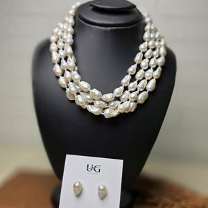 Handmade Natural Baroque Pearl Jewelry
