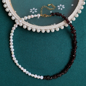 Freshwater Pearl & Stone Necklace – A Signature Urban Gear Creation