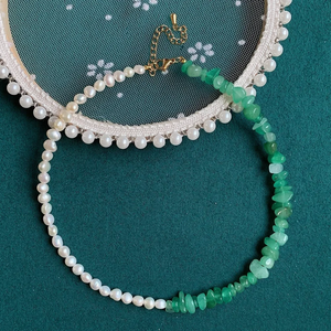 Freshwater Pearl & Stone Necklace – A Signature Urban Gear Creation