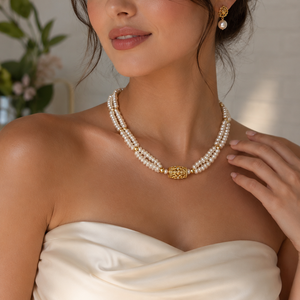 Luxury Multi-Strand Freshwater Pearl Necklace