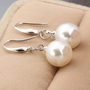 Elegant Pearl Dangle Earrings for Women