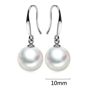 Elegant Pearl Dangle Earrings for Women