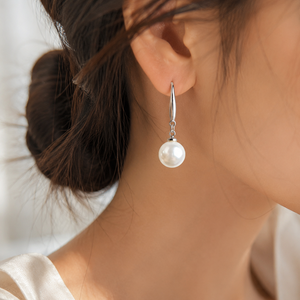 Elegant Pearl Dangle Earrings for Women