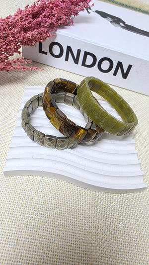 handmade stone bracelet