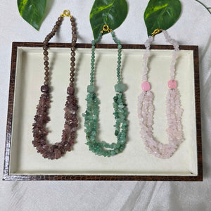 Handmade Gemstone Necklace Collection