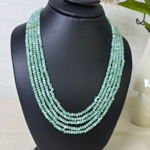 green aventurine multi layer necklace