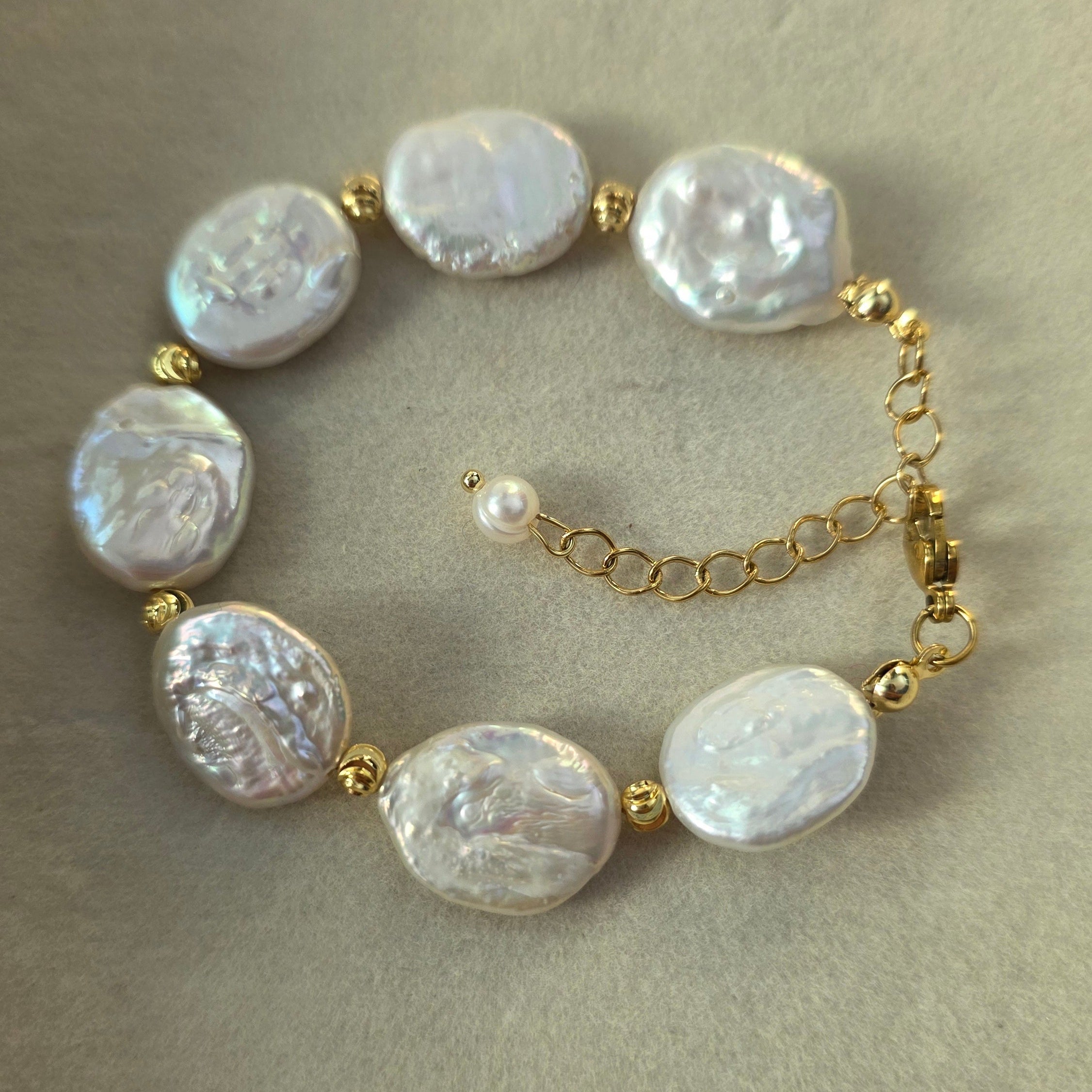 Handcrafted luxury pearl bracelet for women