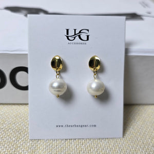 Handmade pearl drop earrings Urban Gear