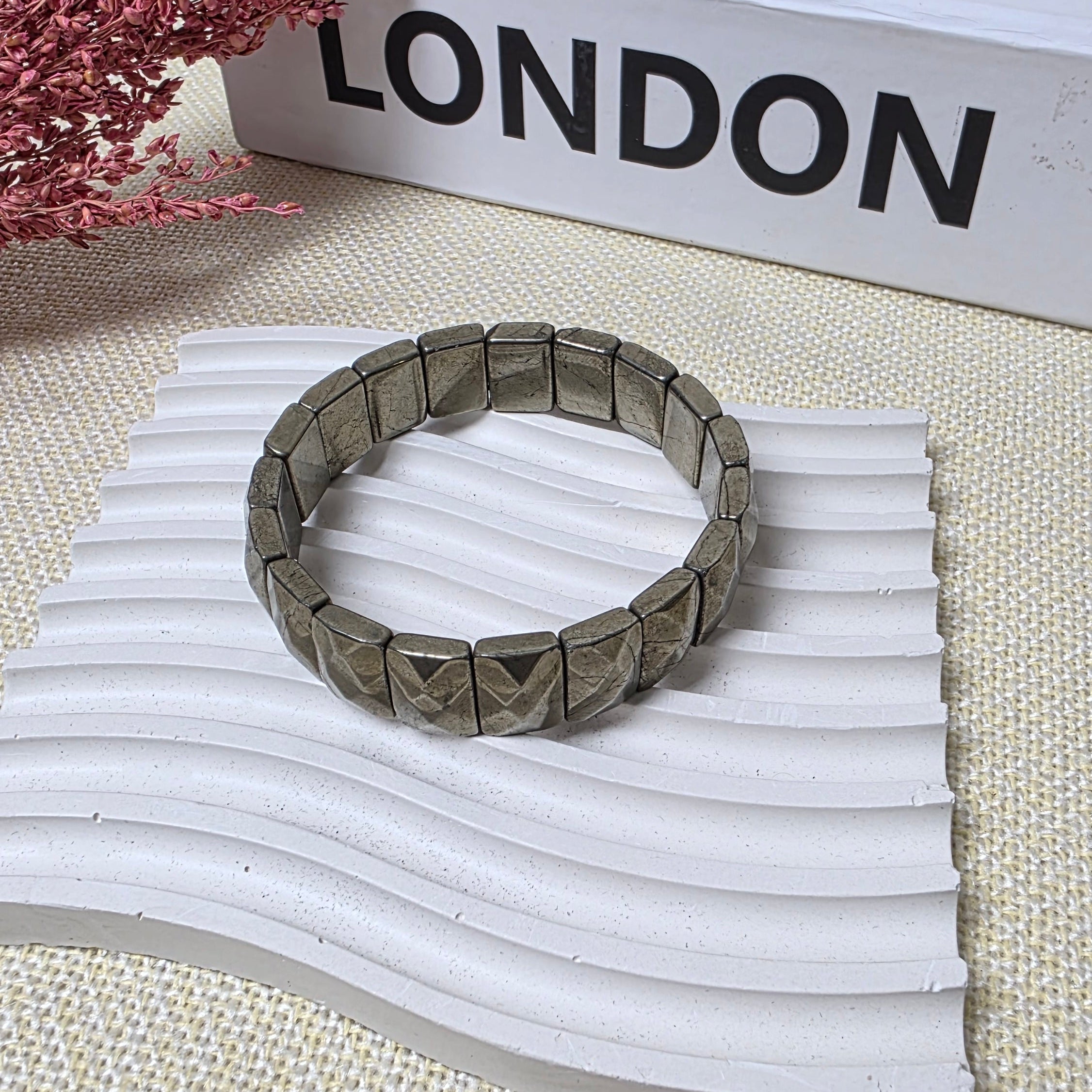 handmade stone bracelet