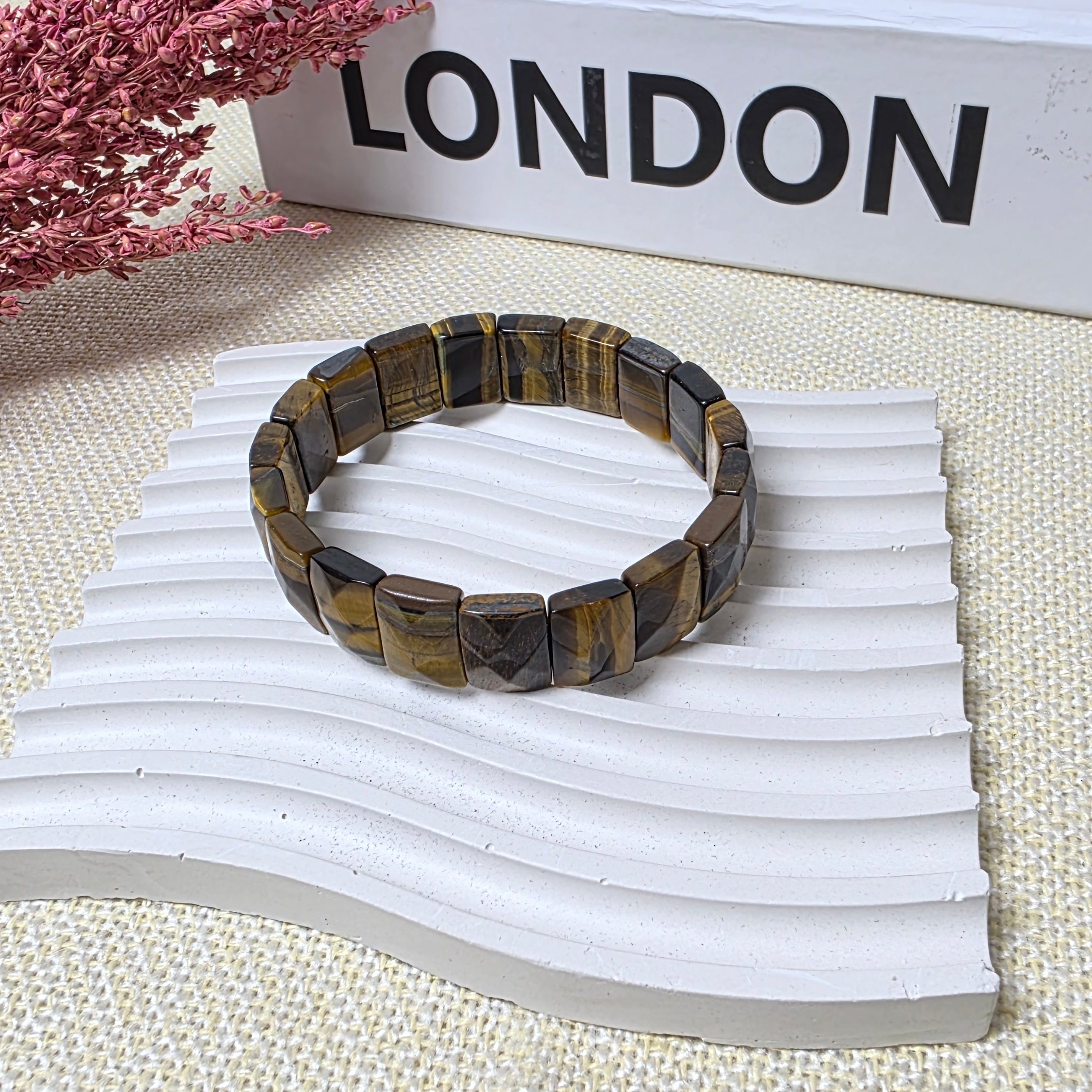 handmade stone bracelet