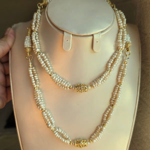 Luxury Multi-Strand Freshwater Pearl Necklace