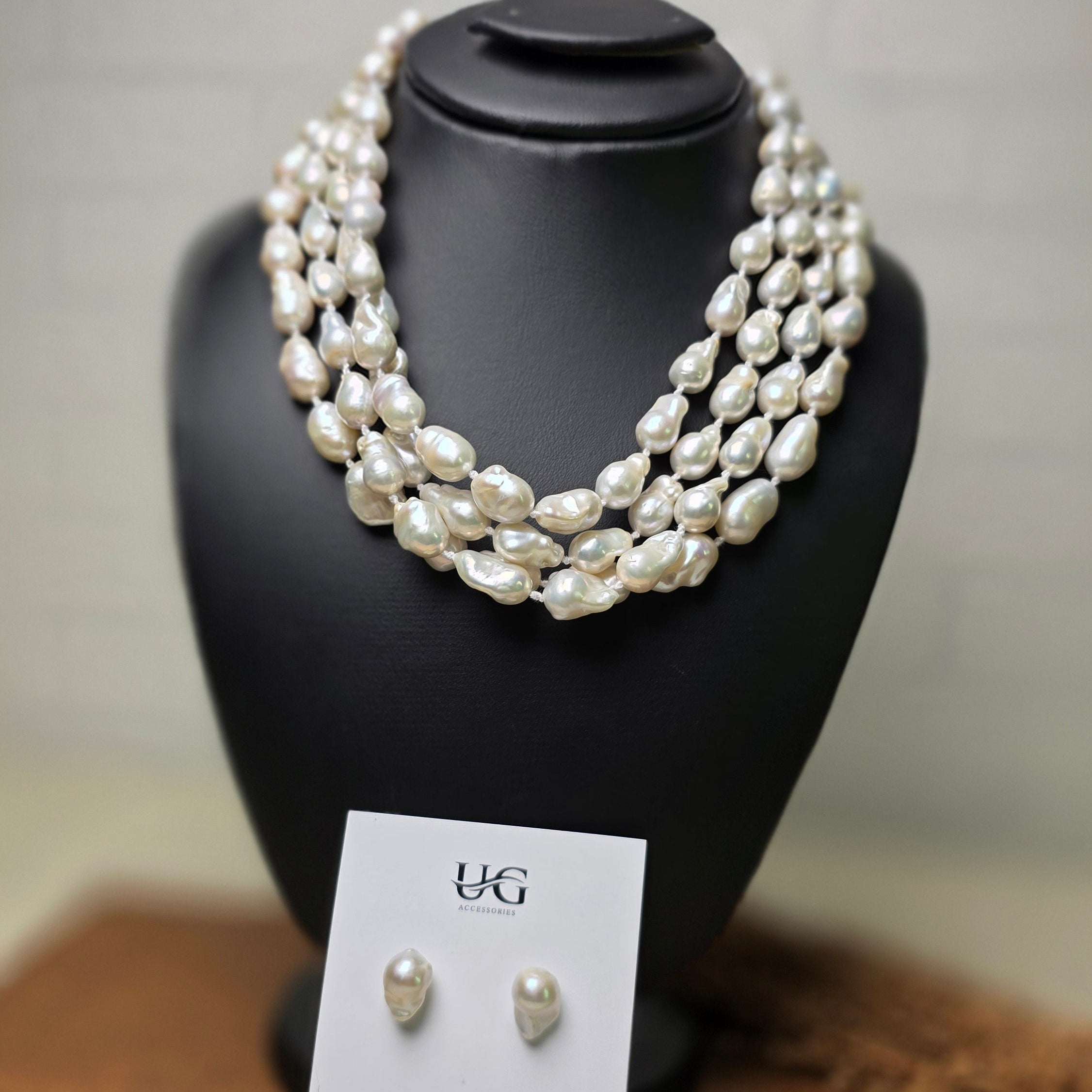 Handmade Natural Baroque Pearl Jewelry