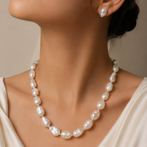 Handmade Natural Baroque Pearl Jewelry