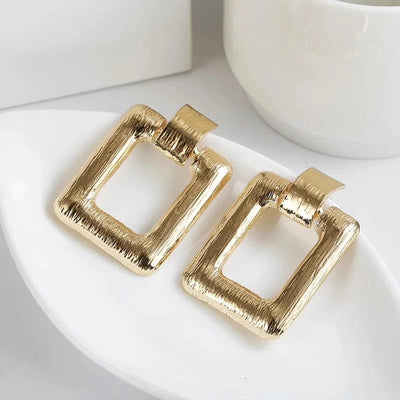 Geometric Statement Earrings Urbangear