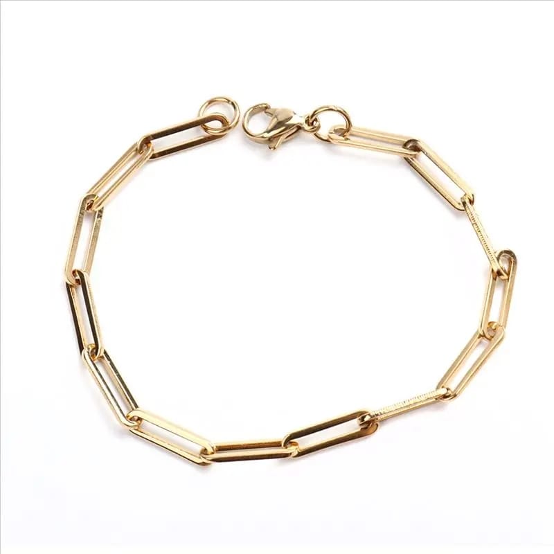 Gold Plated Chunky Link Chain Bracelet Urbangear