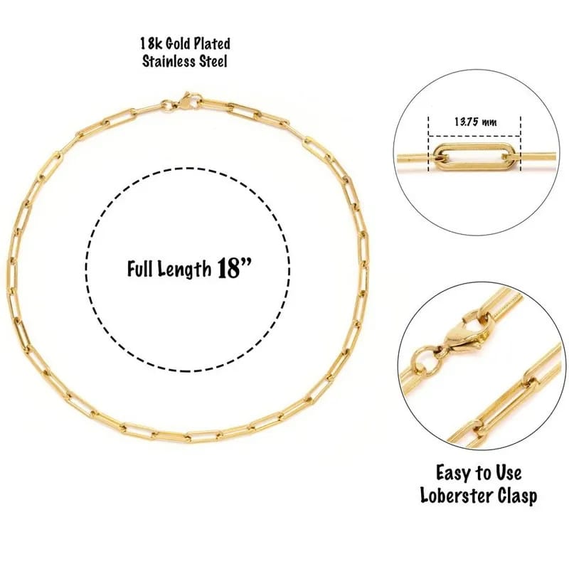 Gold Plated Chunky Link Chain Bracelet Urbangear