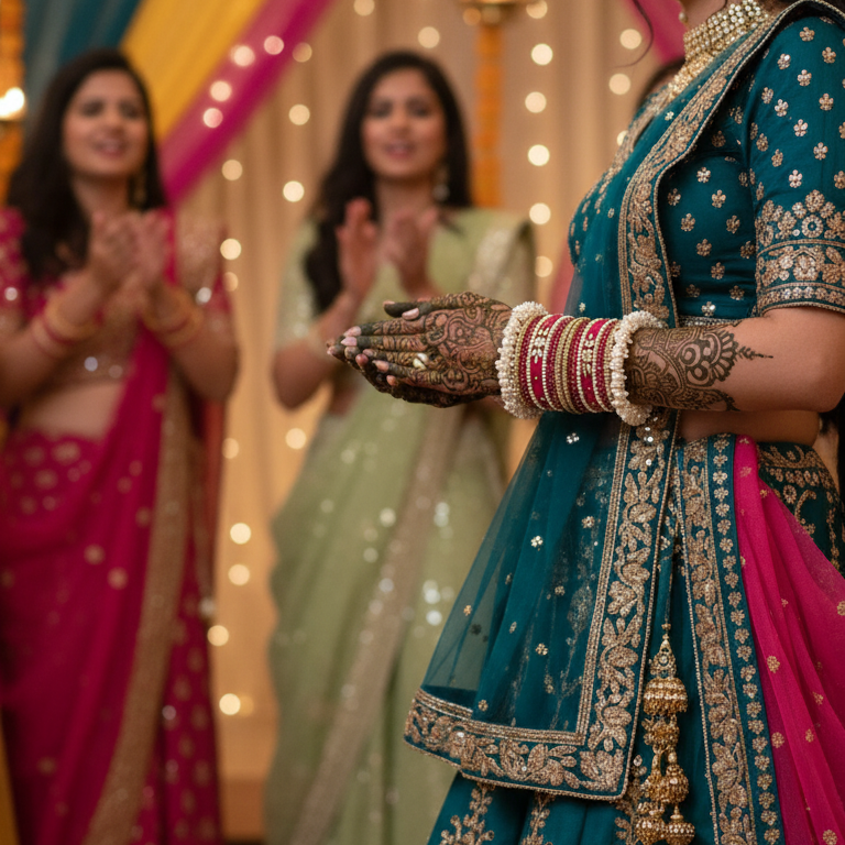 Handcrafted maroon Kundan and pearl bangles set – festive traditional jewelry by Urban Gear