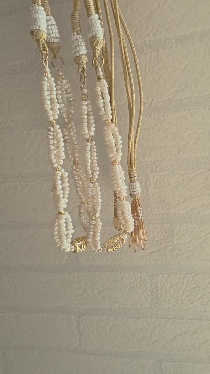 Luxury Multi-Strand Freshwater Pearl Necklace