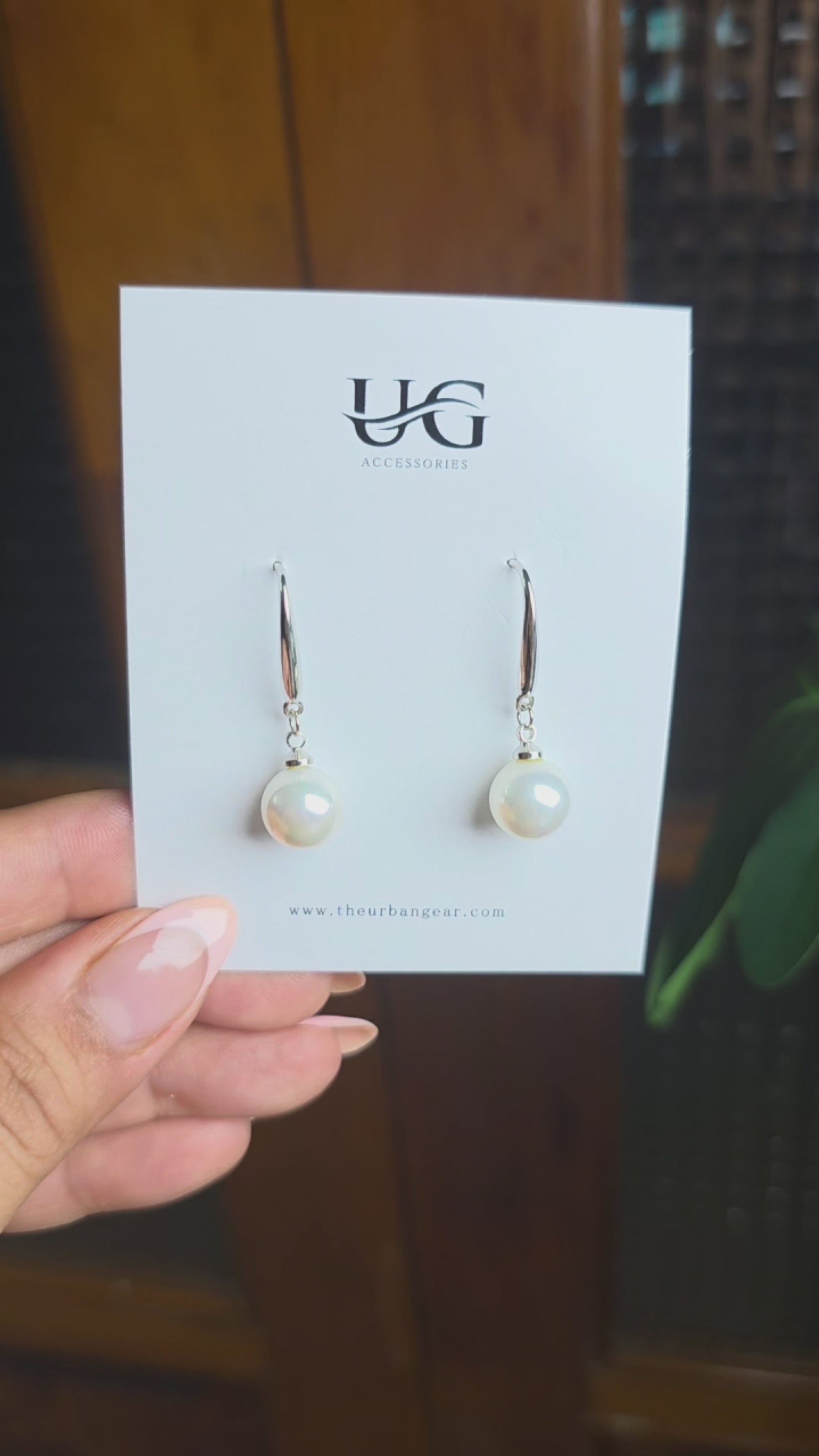 Elegant Pearl Dangle Earrings for Women