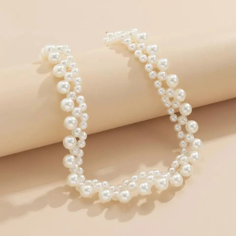 Pearl Choker Necklace Urbangear