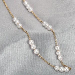 Elegant White Pearl Necklaces-Urbangear