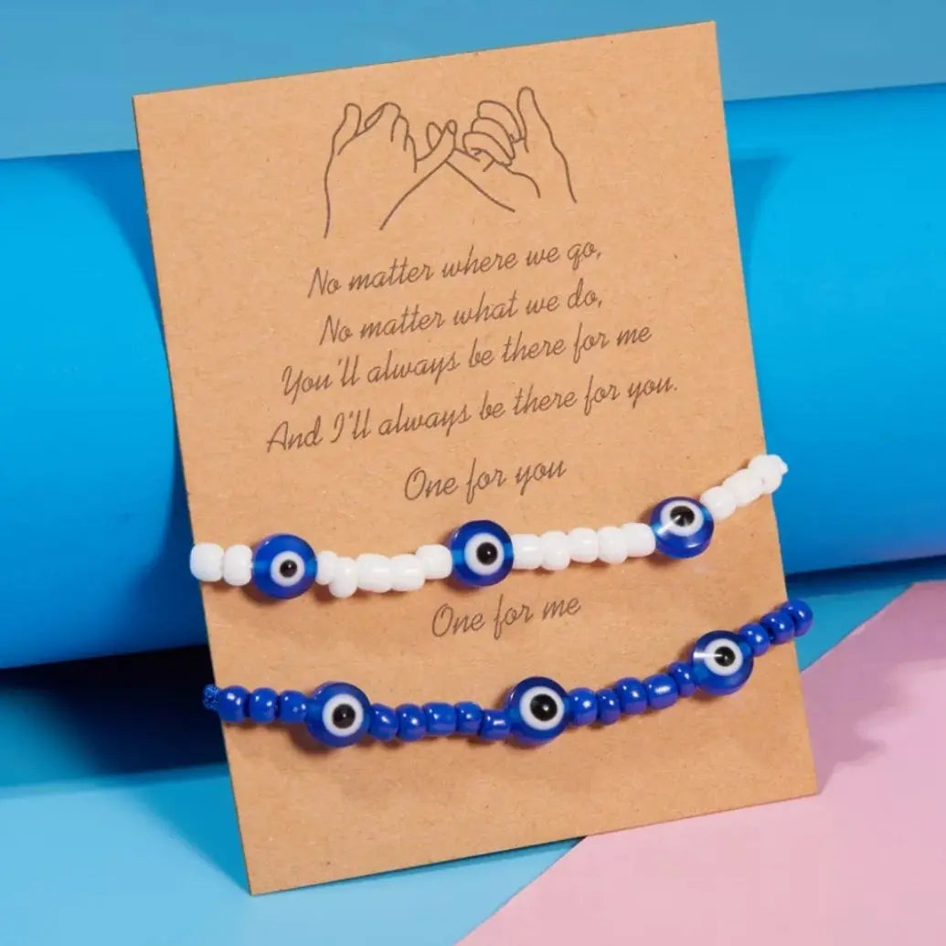 Evil Eye Best Friend Bracelet-Urbangear