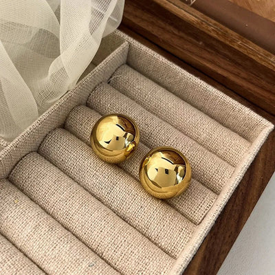 Gold Plated metal ball stud Urbangear