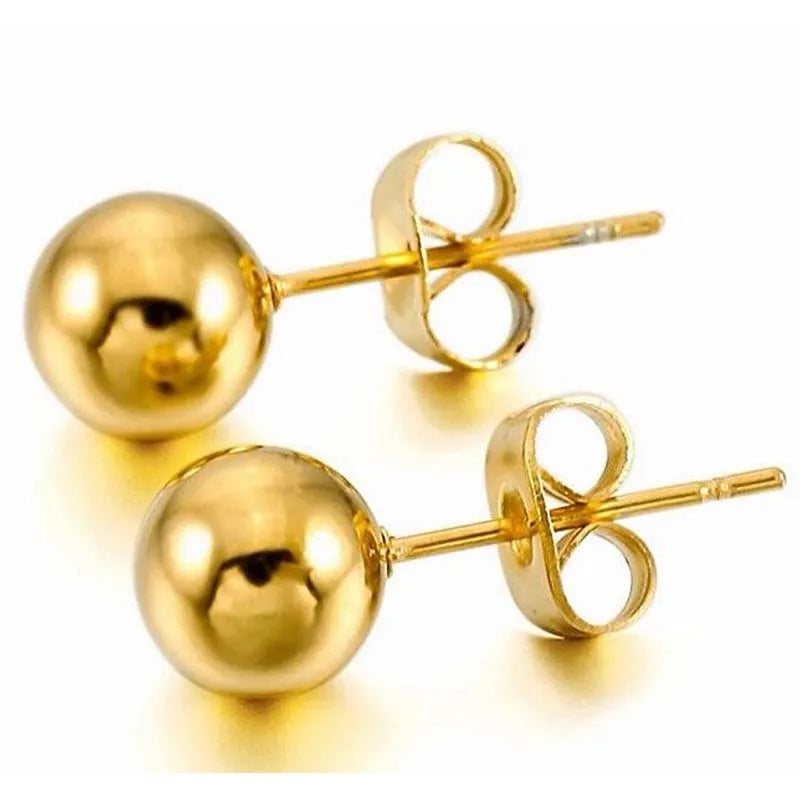 Gold Plated metal ball stud Urbangear