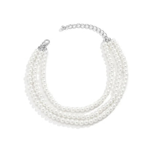 Multi Layer Pearl Chain Anklets Urbangear