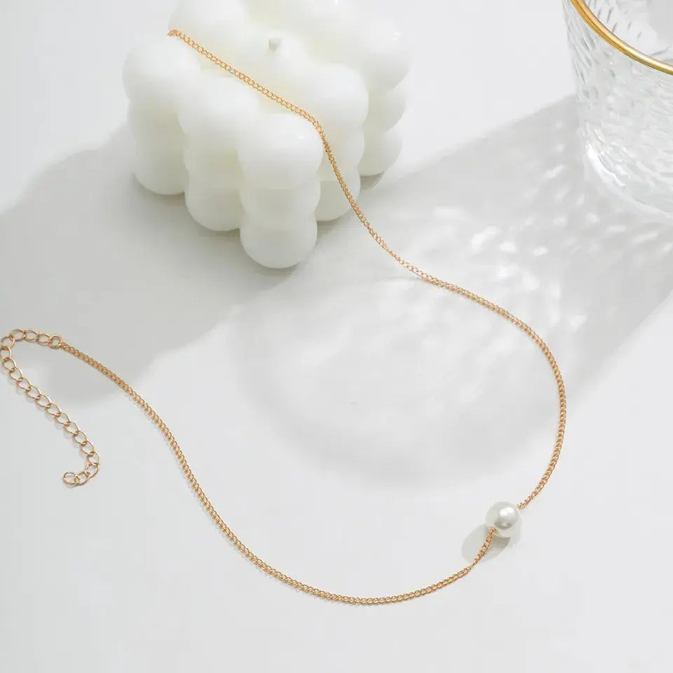 Pearl Chain Necklace Urbangear