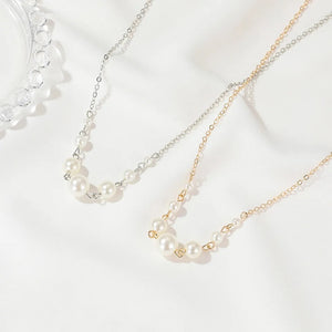 Pearls Linked Chain Necklace Urbangear